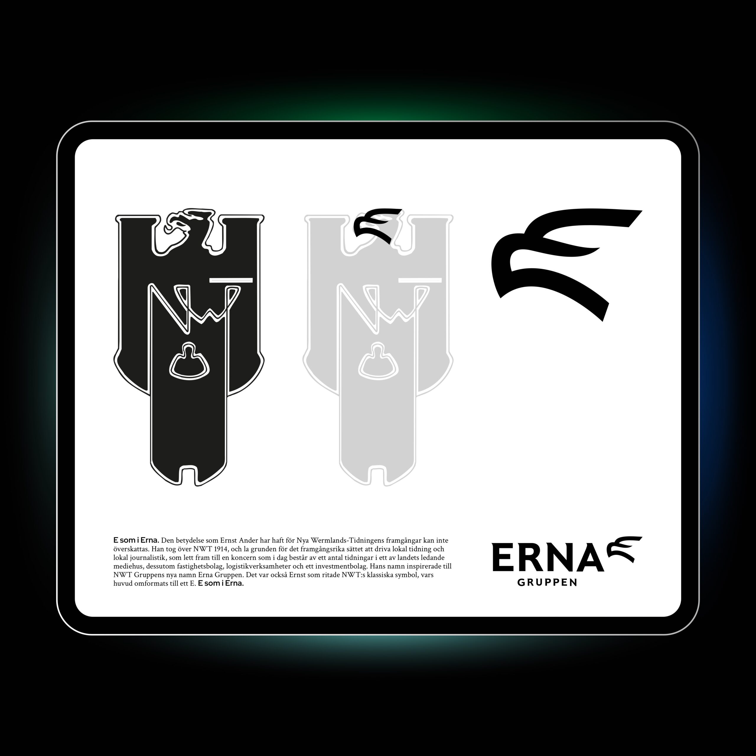 Logo utveckling ERNA